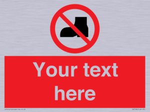 Custom No outdoor footwear